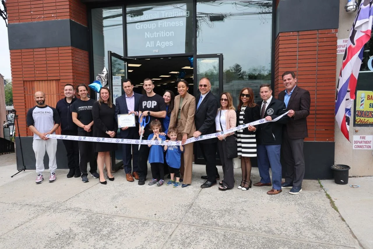 ribbon cutting ceremony on opening day