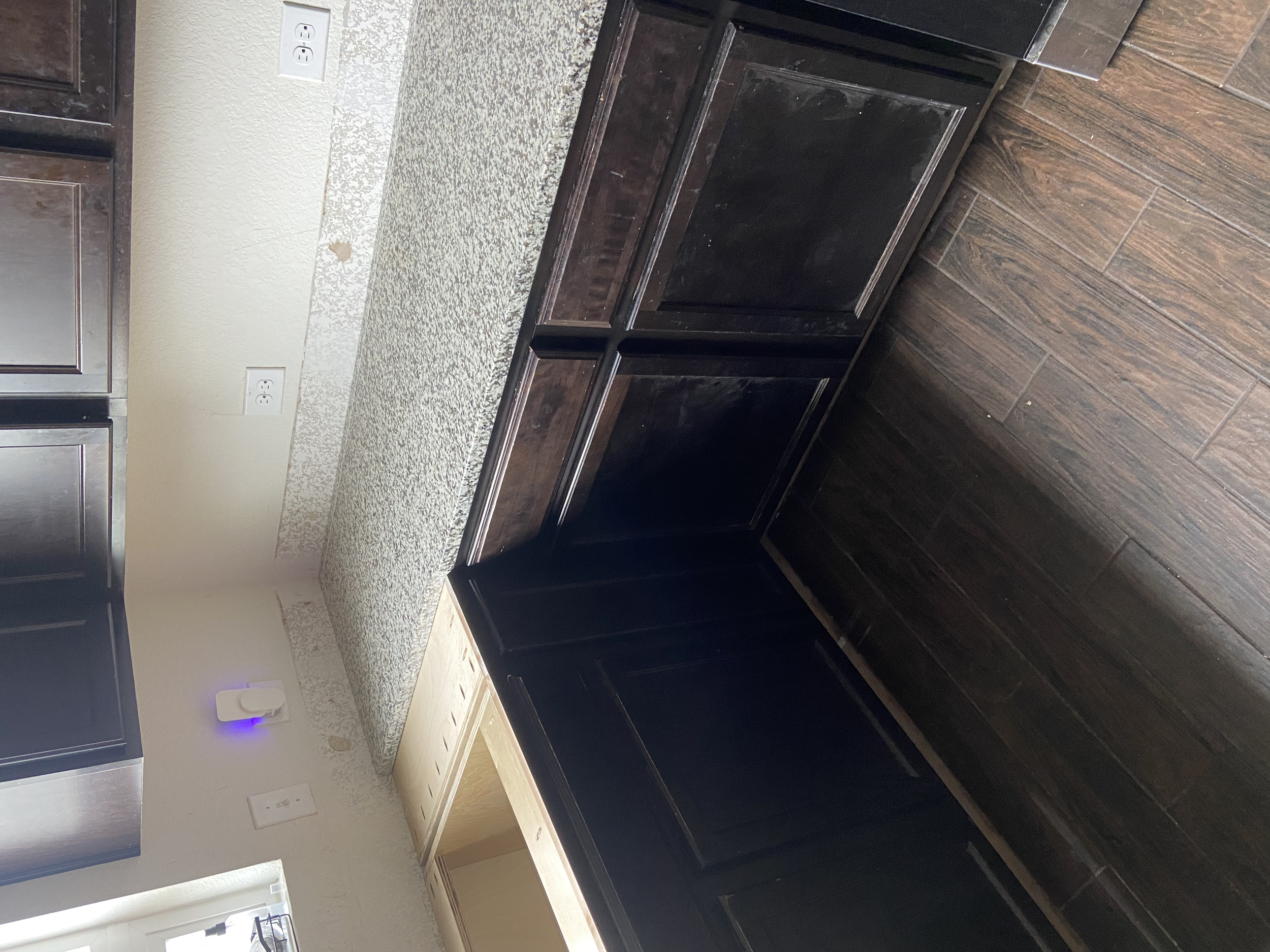Matching existing cabinets after water damage 
