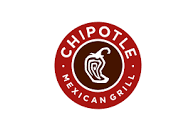 Chipotle Mexican Grill logo with a red circle and a white illustration of a chili pepper with the text 'Chipotle Mexican Grill' surrounding it.