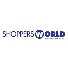 Shoppers World logo with the slogan 'Always Fresh, Always for Less!'