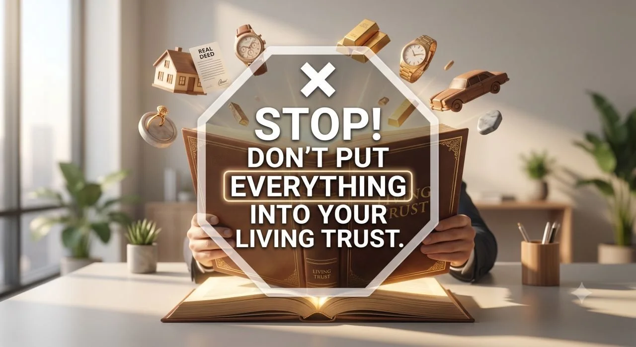 🛑 Think a Living Trust is an "All-or-Nothing" Deal? Think Again.