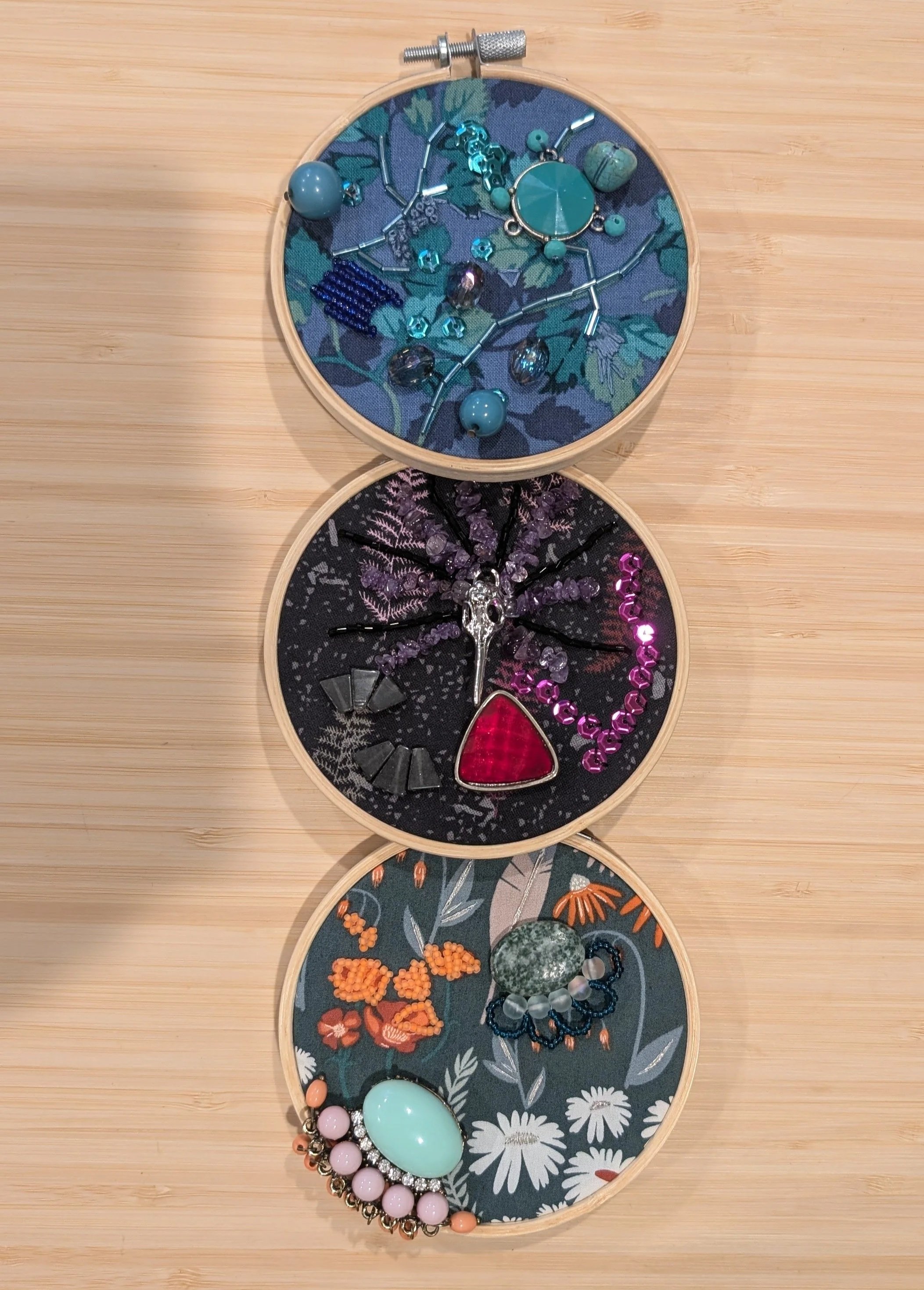 mixed media embroidery