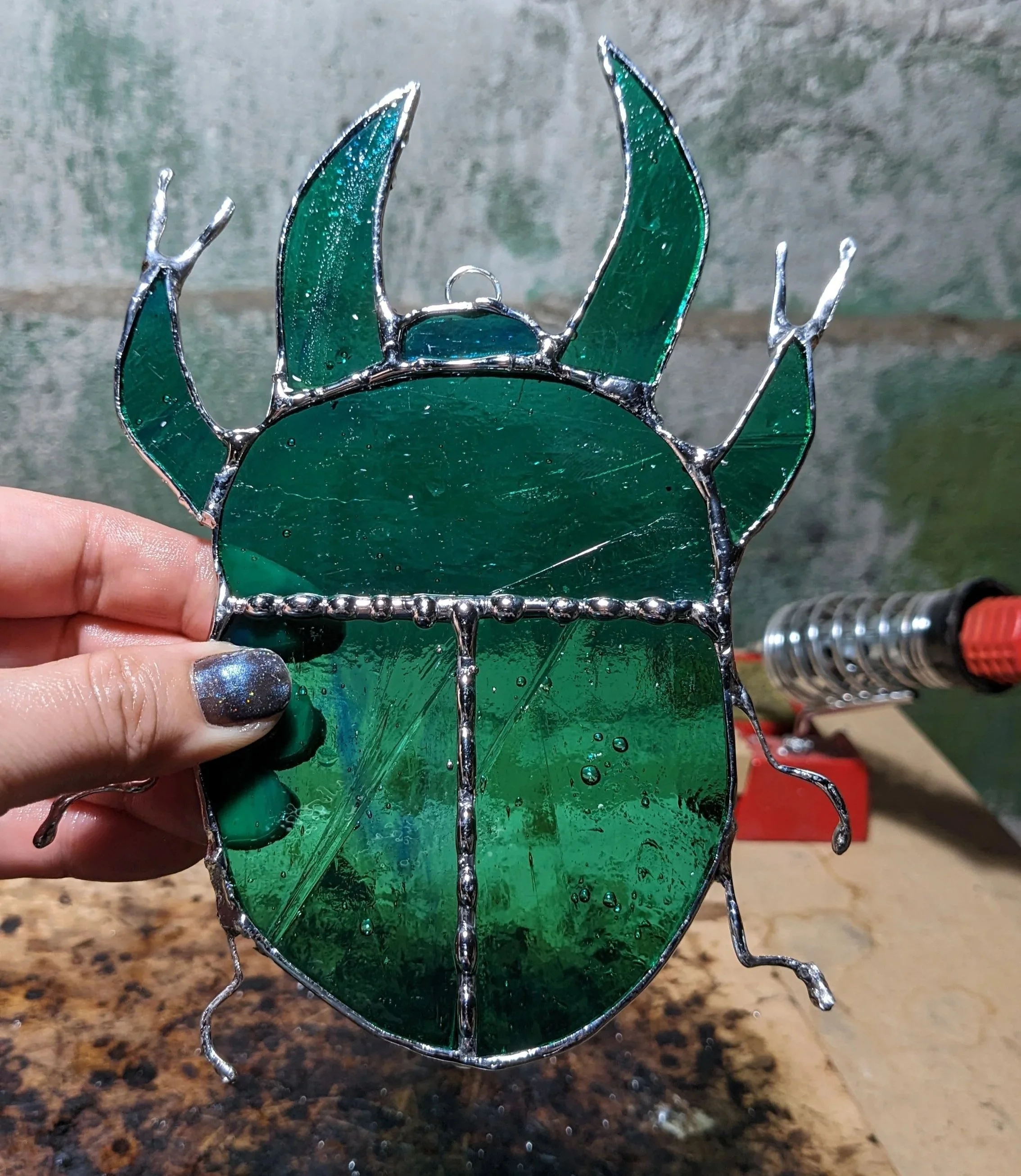 stained glass beetle