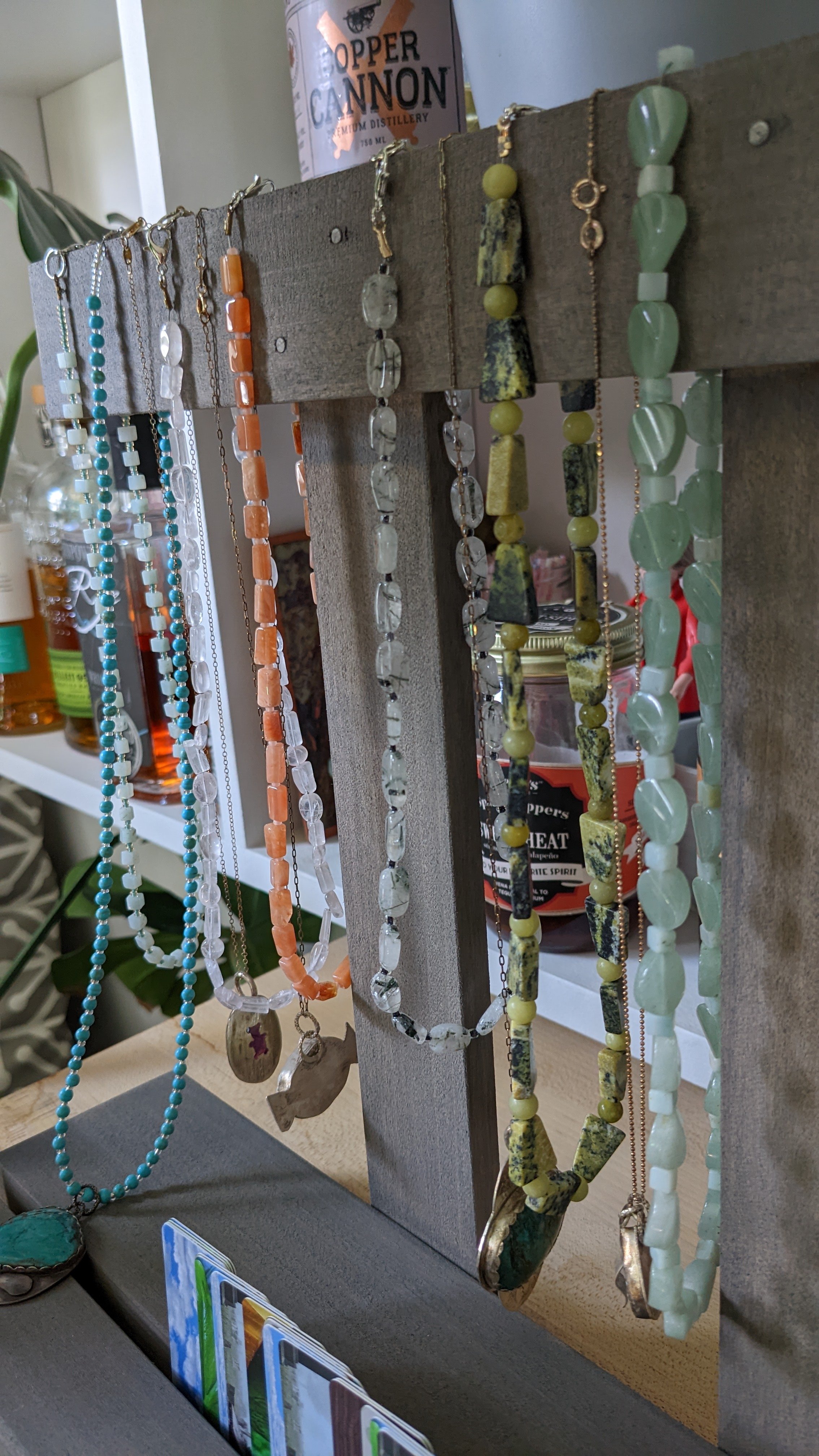 beaded necklaces