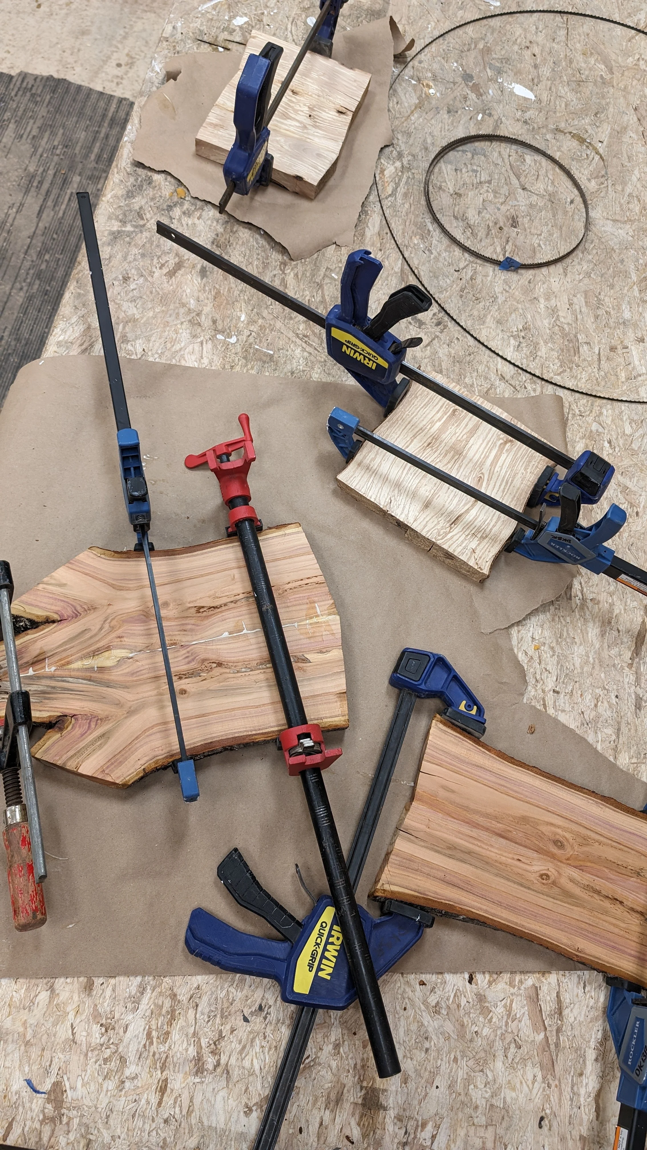cutting board glue-up