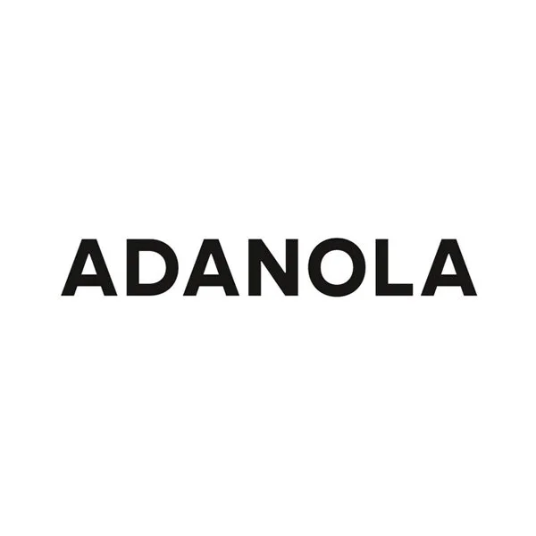 Black text displaying 'ADANOLA' on a white background.