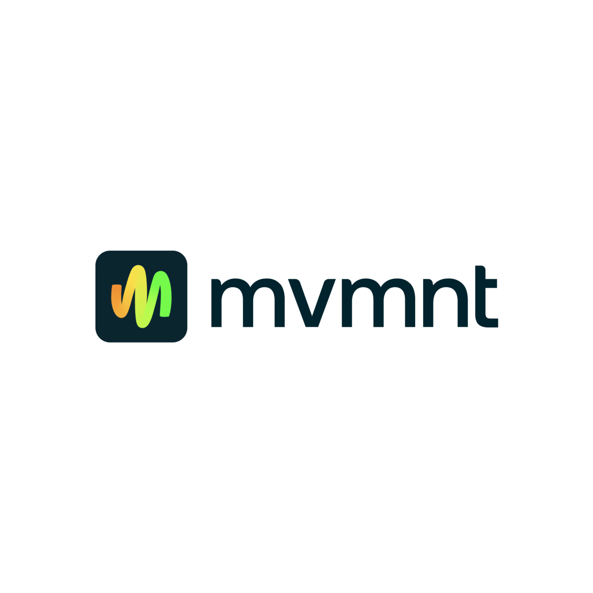 My Mytm app logo with colorful M design and text