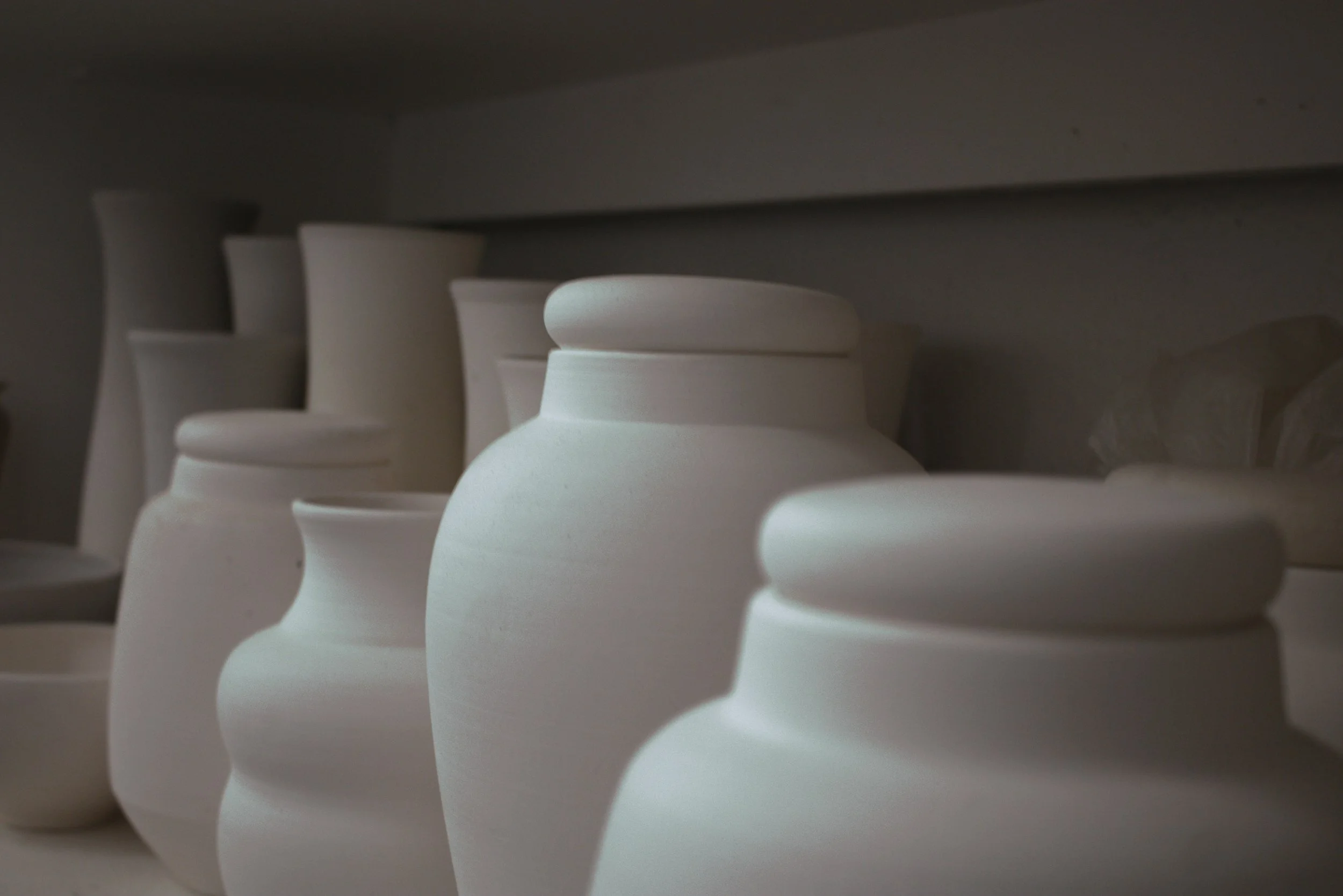 Clay ceramics pots