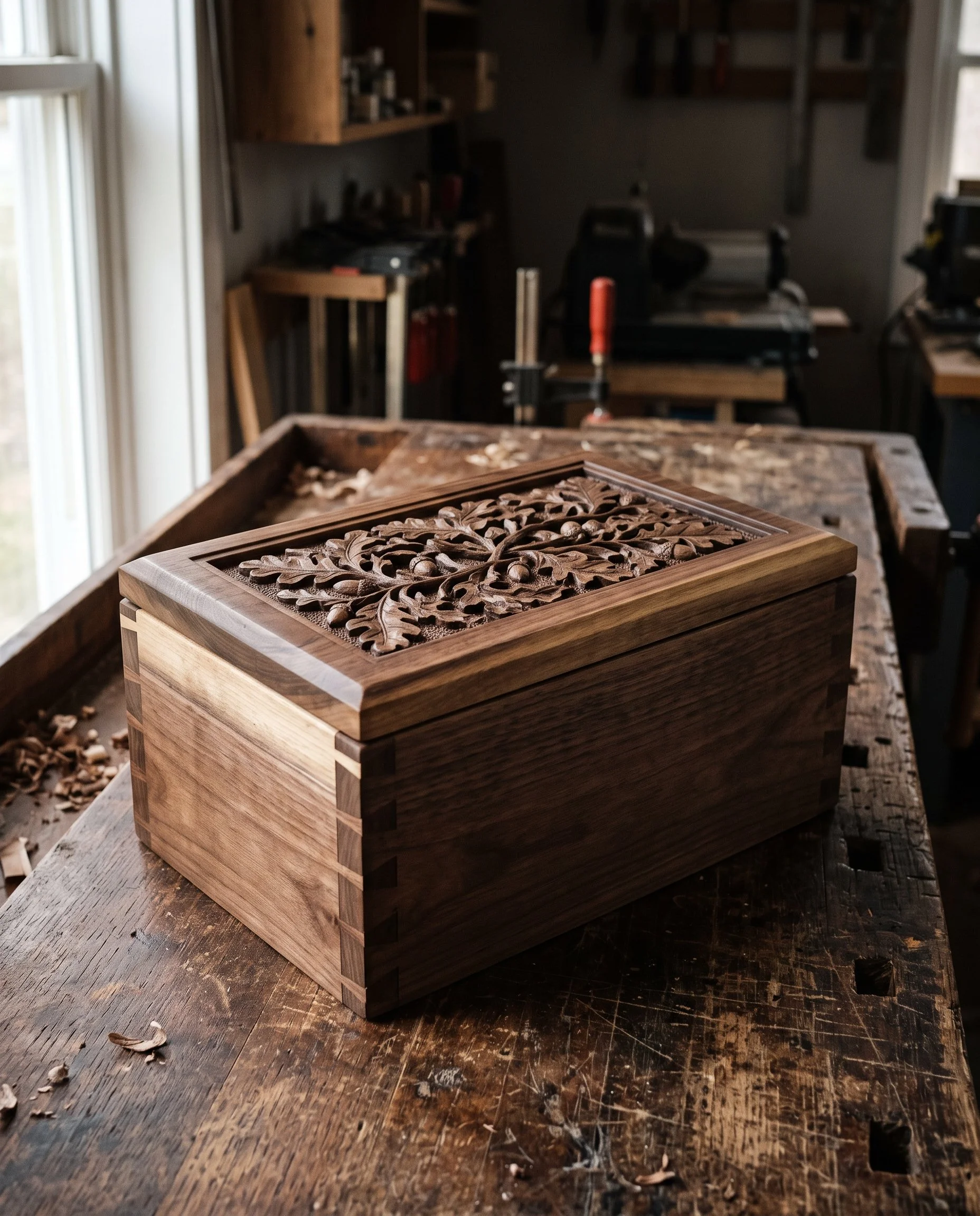 Hardwood Box Urn Custom Urn.jpeg