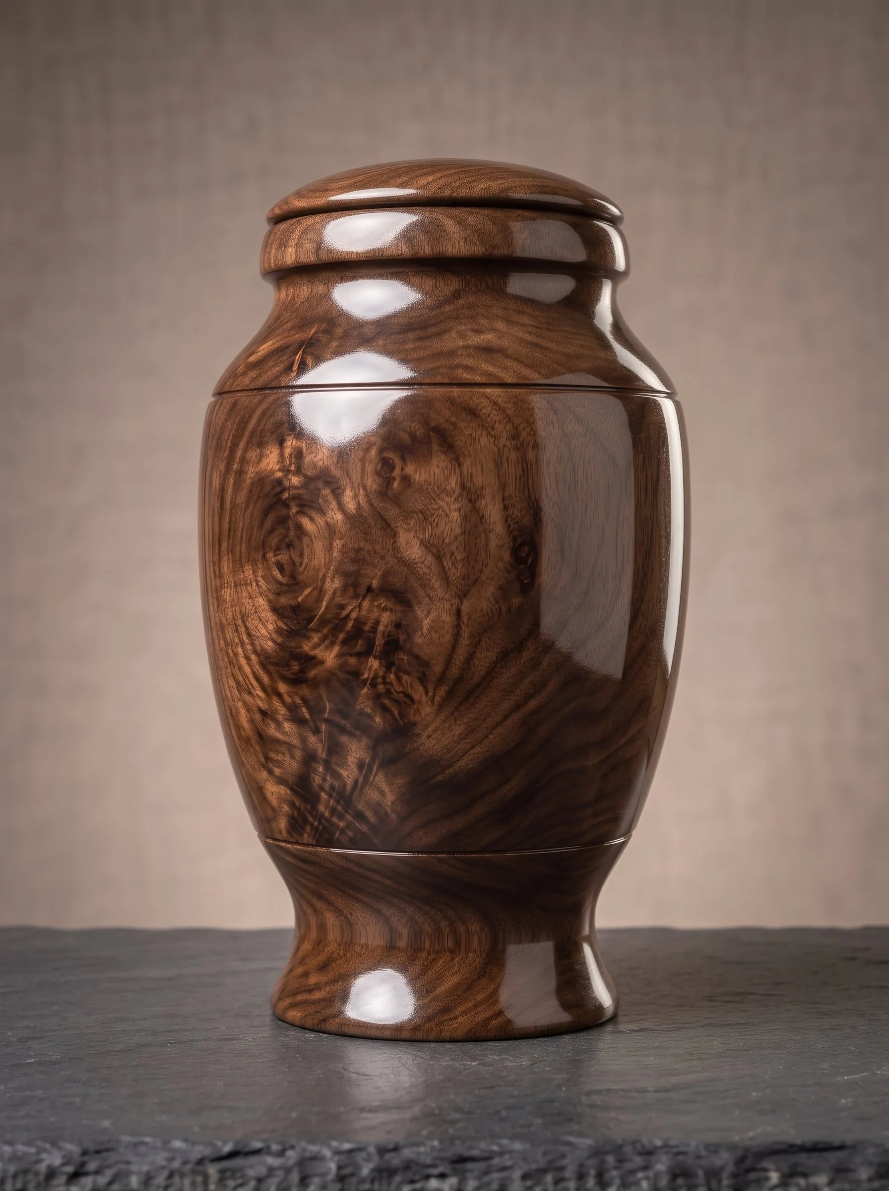 Domed Walnut Hardwood Urn.jpeg
