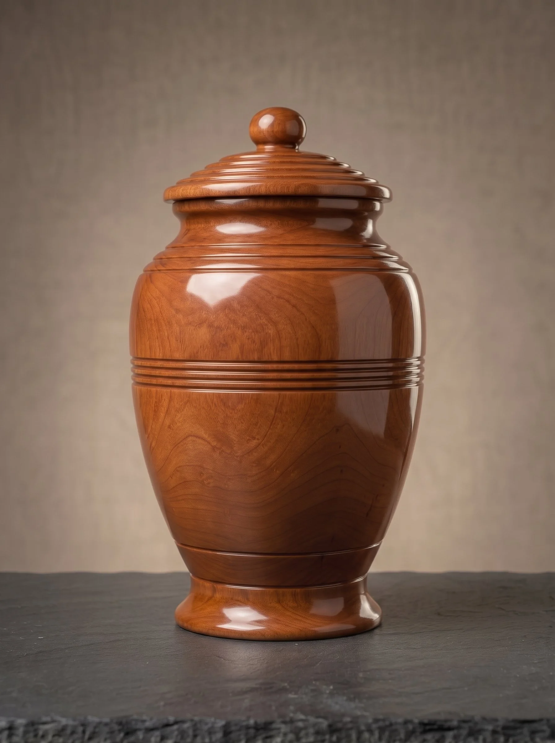 Fluted Cherry Hardwood Urn.jpeg