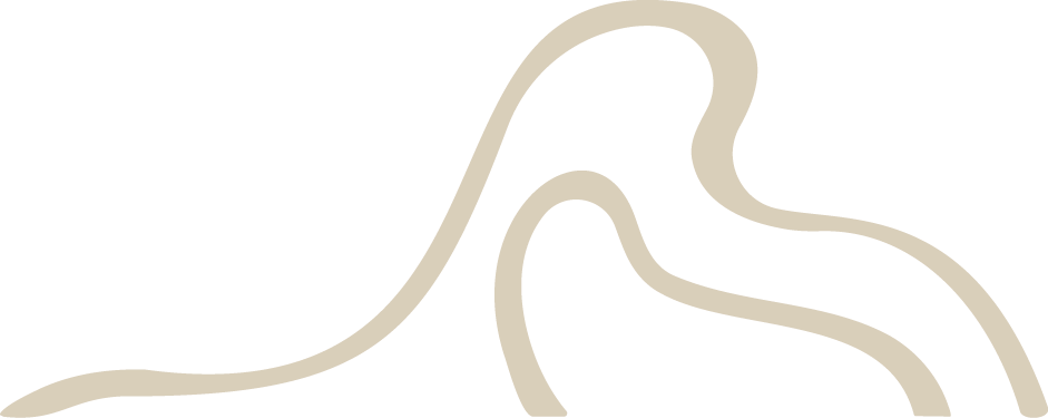 Abstract beige wavy lines.