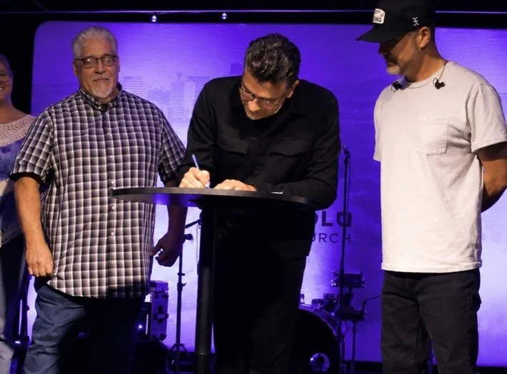 Making it official. 🤍

Grateful for where God has brought us, and even more excited for where He&rsquo;s leading us. Here&rsquo;s to the future, new opportunities to serve, and all that God has in store.
