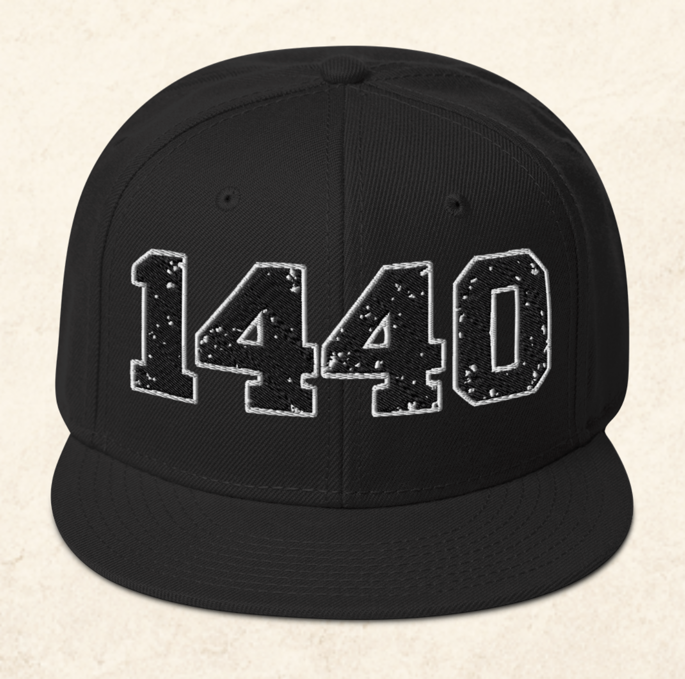1440 Snapback - Black & White