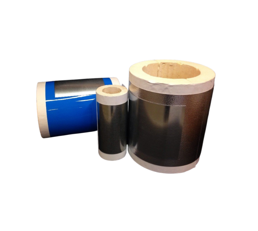 Dynamic Fabrication Hard Section insulation assembly with ASJ vapor barrier and galvanized shield for mechanical insulation support at pipe hanger locations.