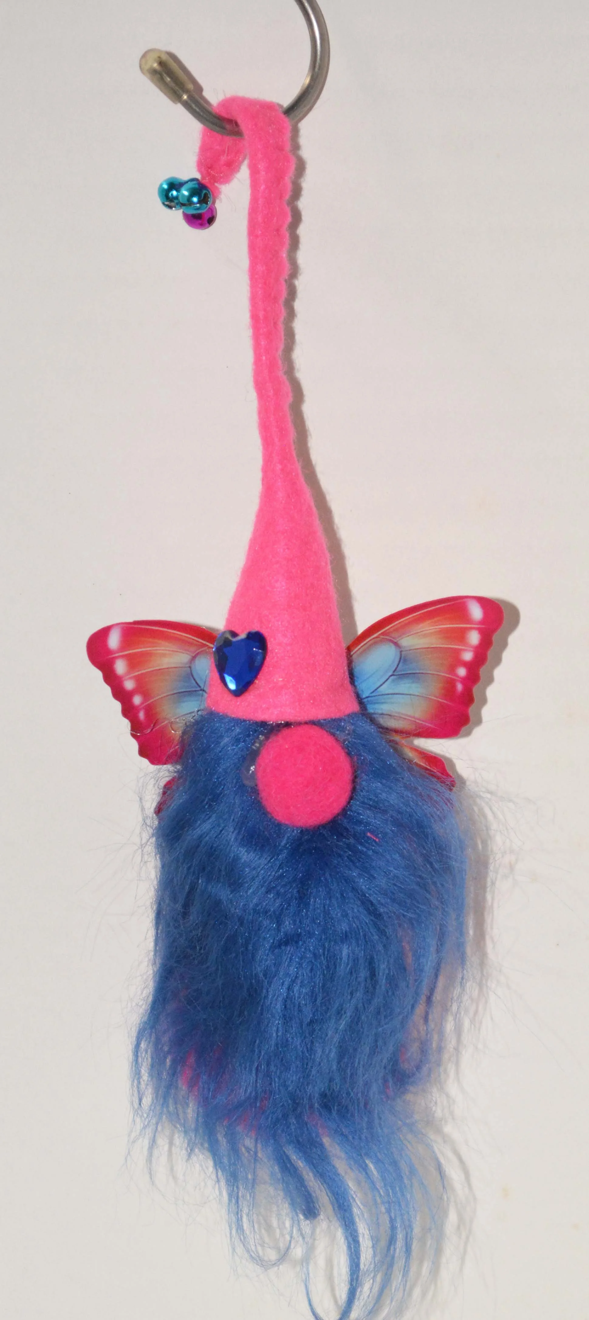 Mini Gnome Pink Male Hanging Up.JPG