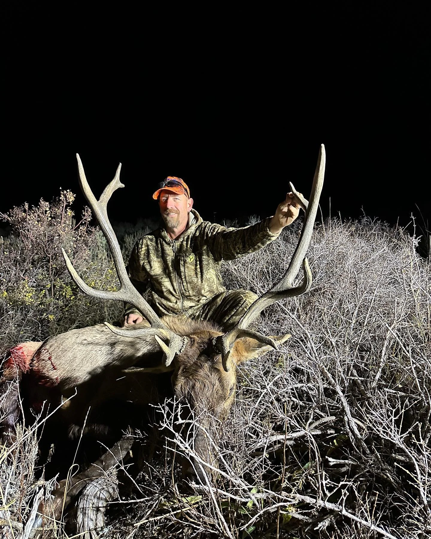 Congrats on another bull Kenny 
&bull;
&bull;
&bull;
&bull;
#huntutah #elk #muledeer #archery #rifle #muzzleloader #chalkcreek #humpypeak #sheepcamp #westernrangecamps #phelpsgamecalls