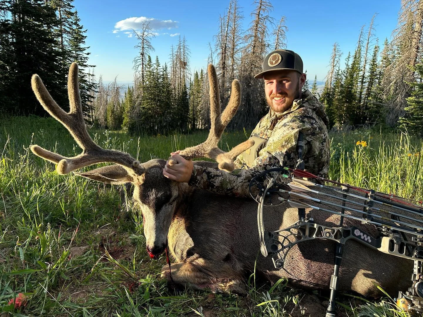 Between the moon and crazy weather we were able to fill a couple more tags. 
&bull;
&bull;
&bull;
&bull;
#huntutah #elk #muledeer #archery #rifle #muzzleloader #chalkcreek #humpypeak #sheepcamp #westernrangecamps #phelpsgamecalls
