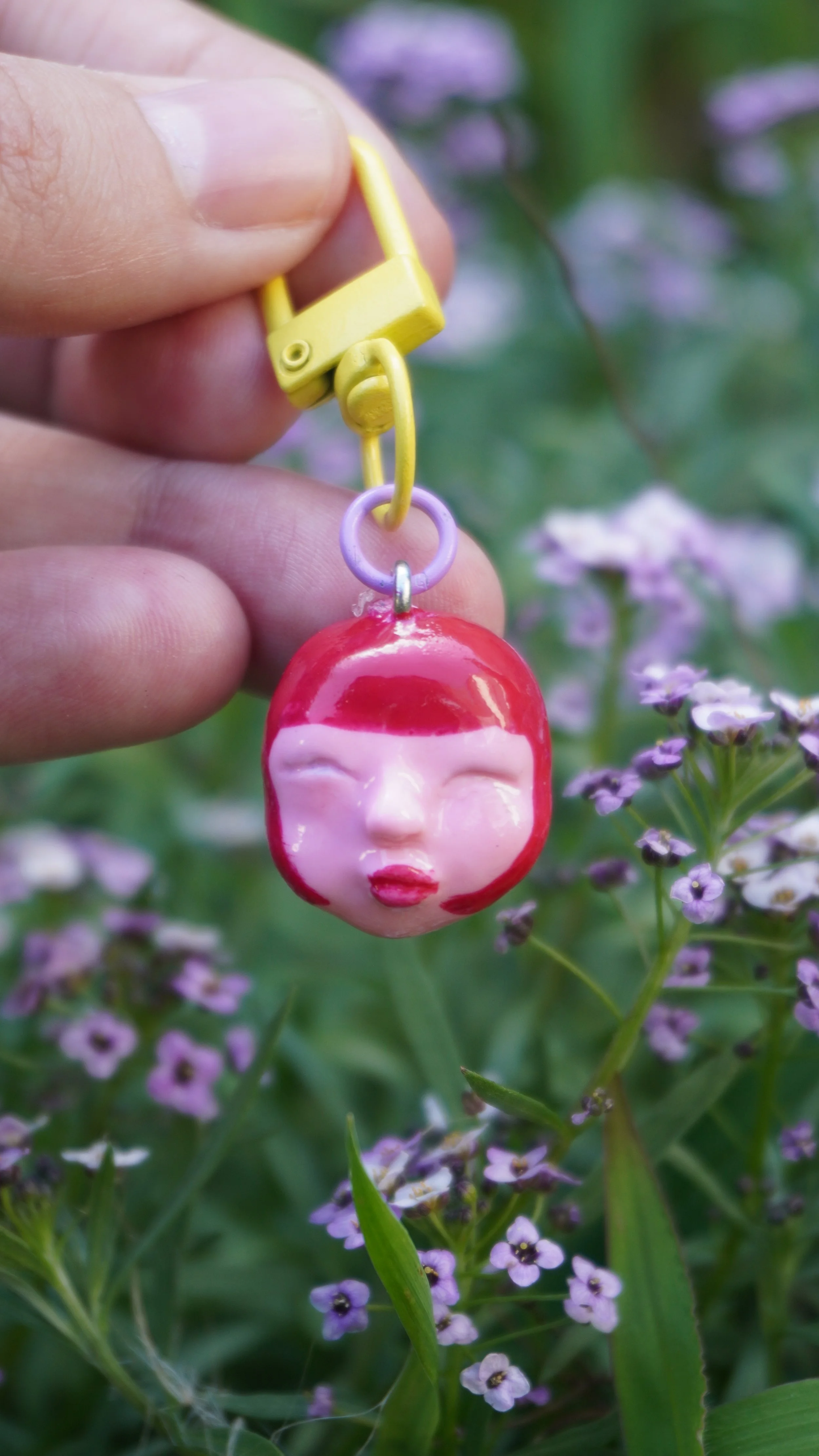 Pink Princess Keychain