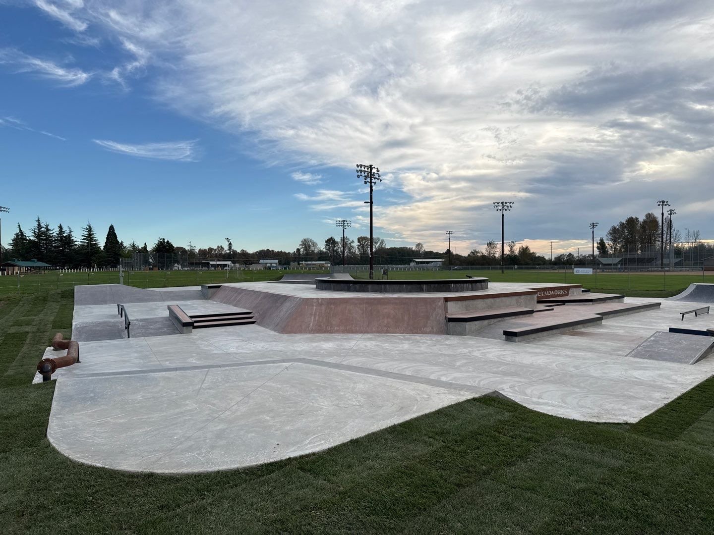 Metalworks Skatepark Construction