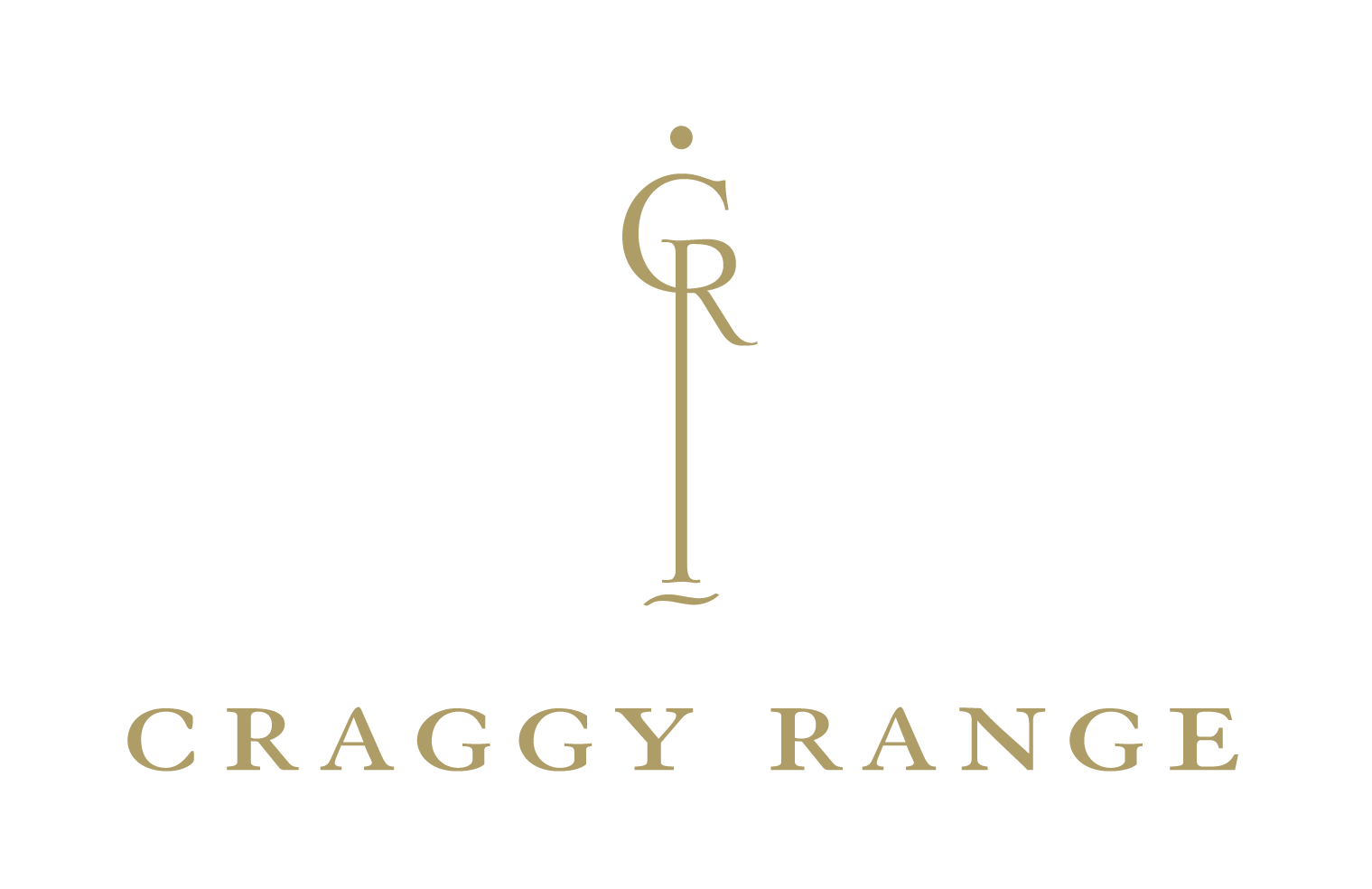 Craggy Range logo with a stylized letter 'G' and a wine glass outline above the text 'CRAGGY RANGE'.