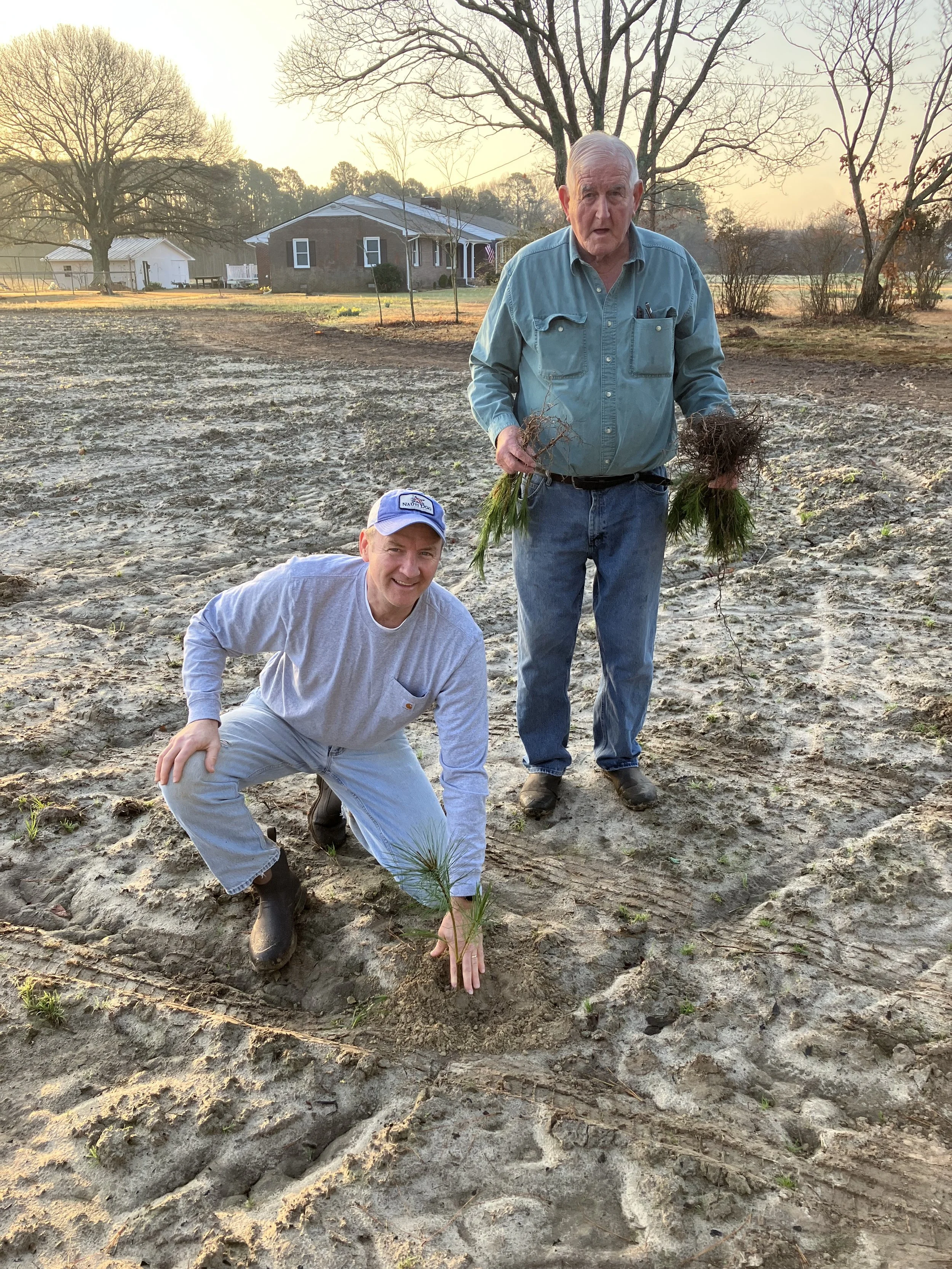 Our Very First Tree!  Planted Feb, 24th 2023