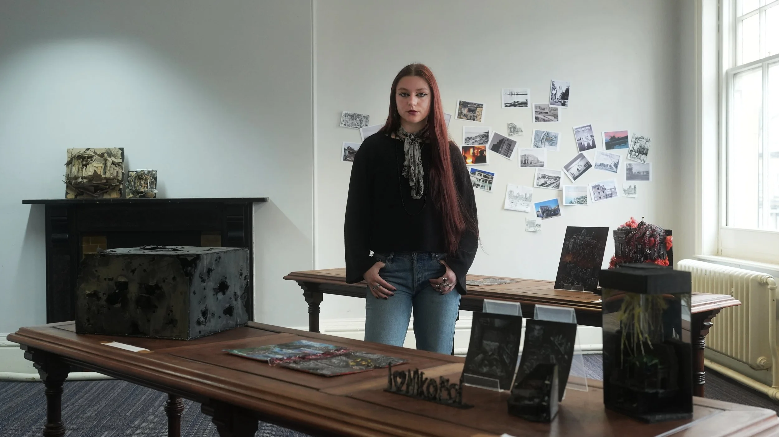 Art Exhibition "The Weight of Remembering." by Yeseniia Serdiuk. Hull.