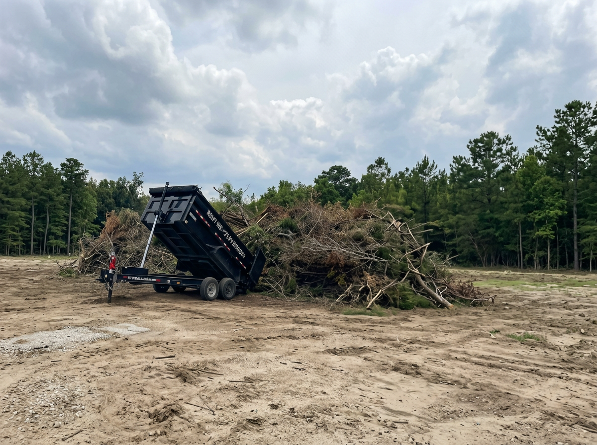 Access to all equipment needed to service any size project or tree removal needs.