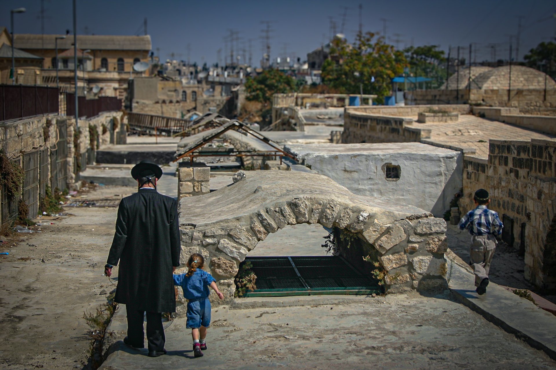 Father and Daughter: Jerusalem's Old City
