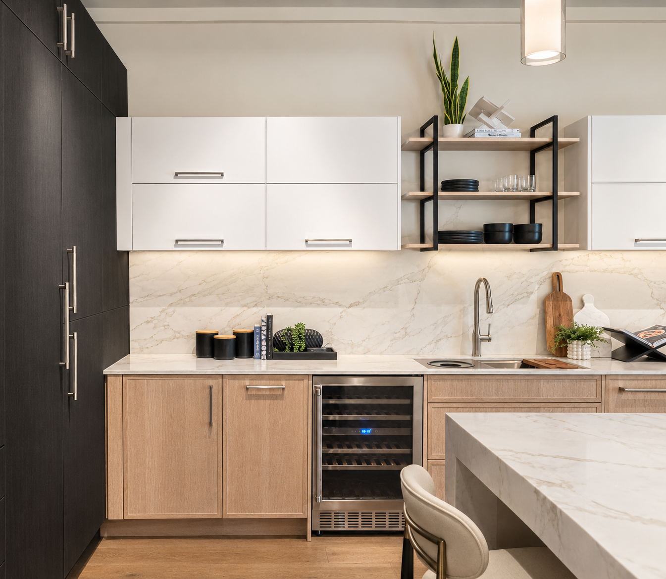 unique mid-century modern kitchen design portland oregon designer 