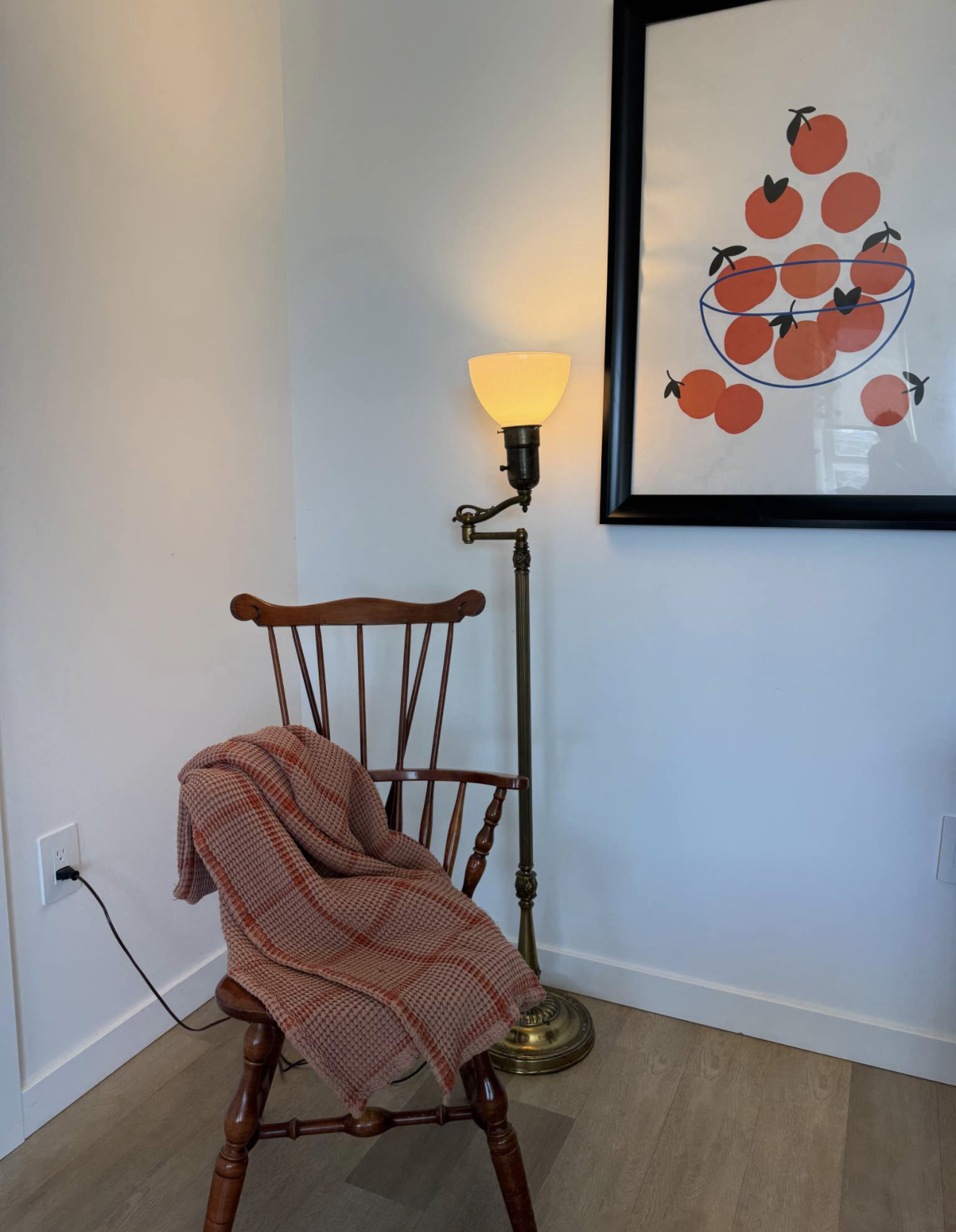 Wicker chair in vintage style unique home furniture
