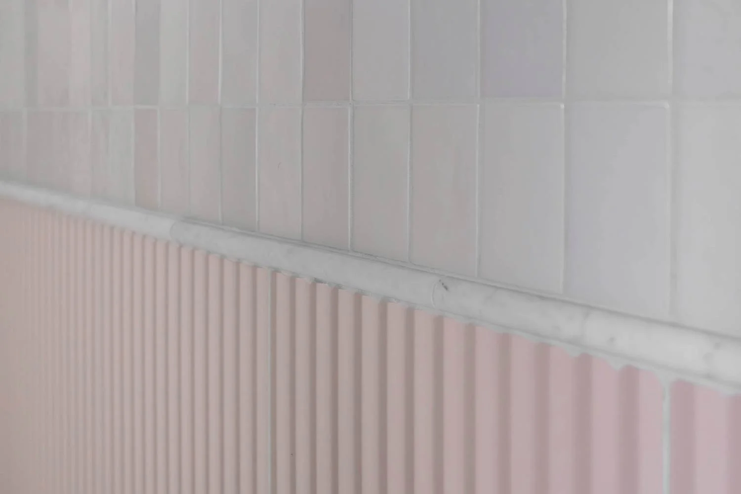 Pink Walk in Shower