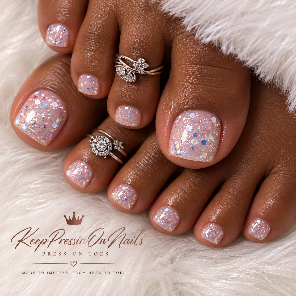 ✨ Stardust Glitter Toe Set