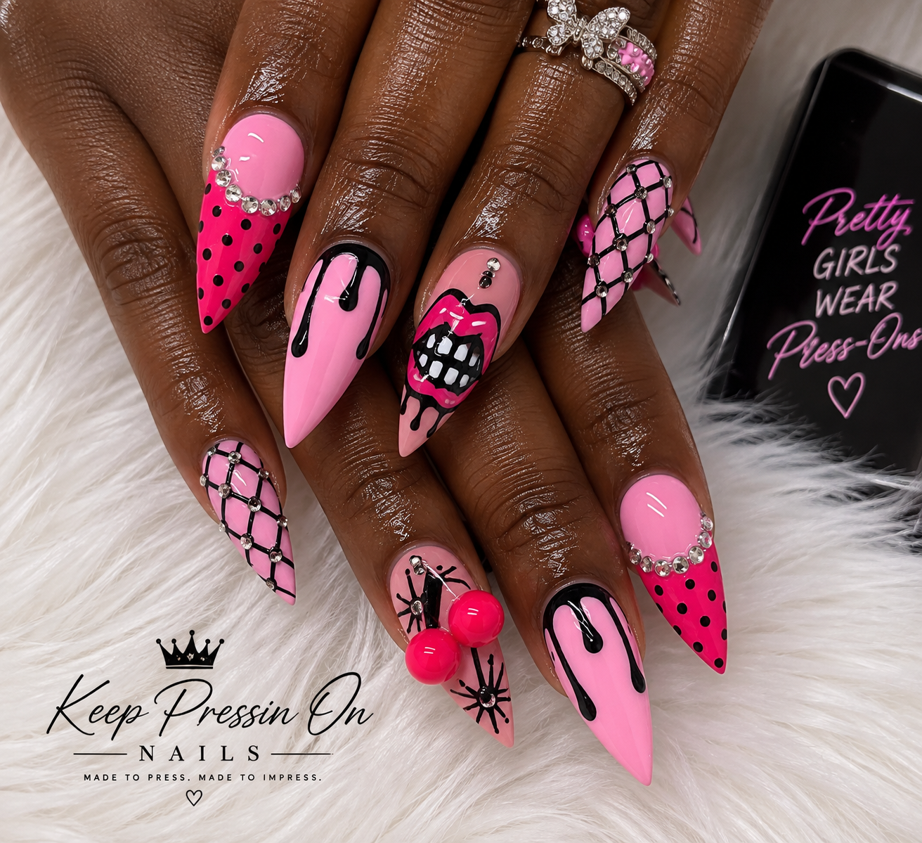 Pretty in Pink | Luxury Freestyle Press-On Nails