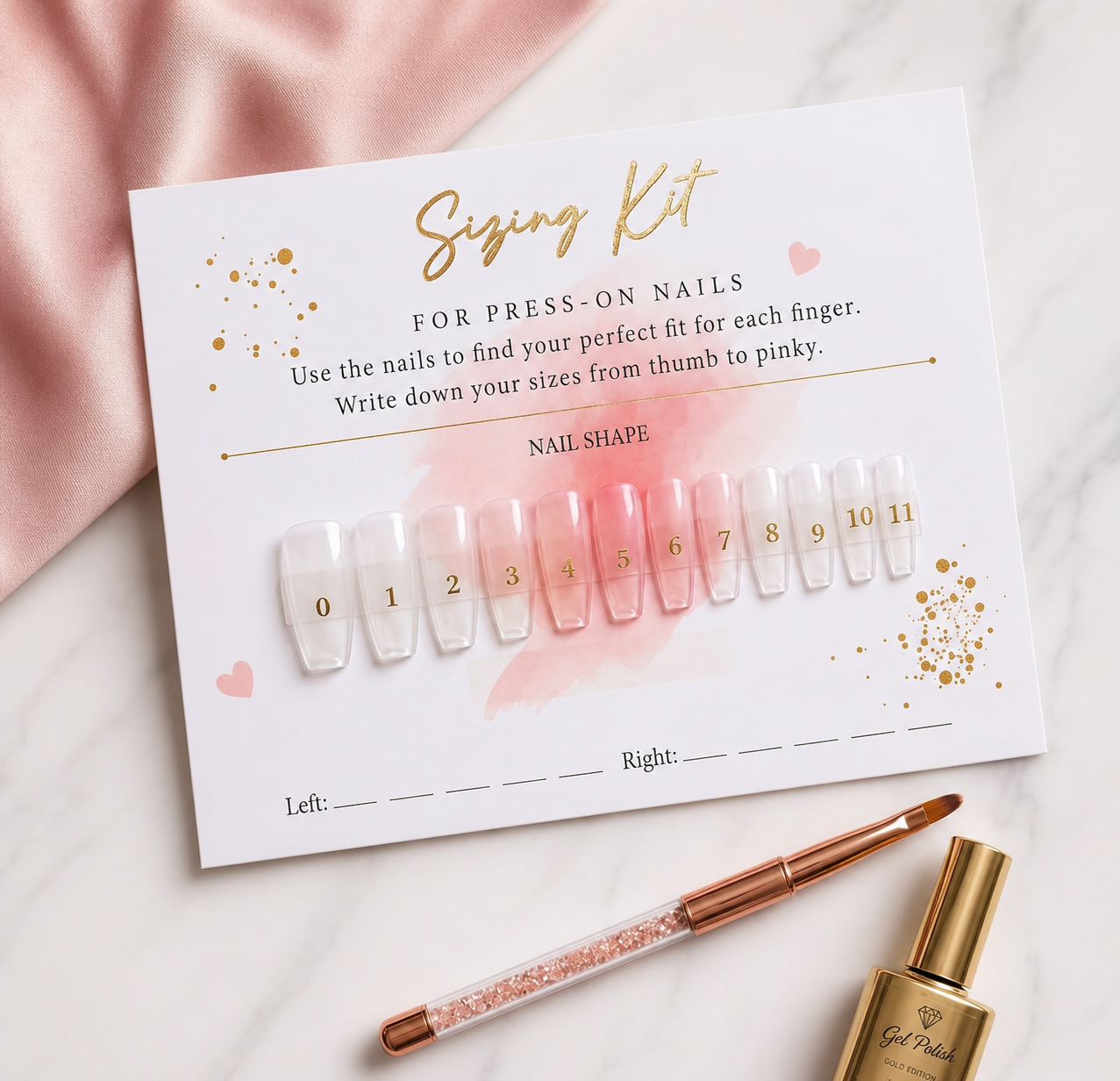 KeepPressinOnNails Press-On Nail Sizing Kit