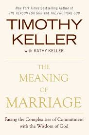 Book cover for 'The Meaning of Marriage' by Timothy Keller with Kathy Keller, featuring the subtitle 'Facing the Complexities of Commitment with the Wisdom of God.'