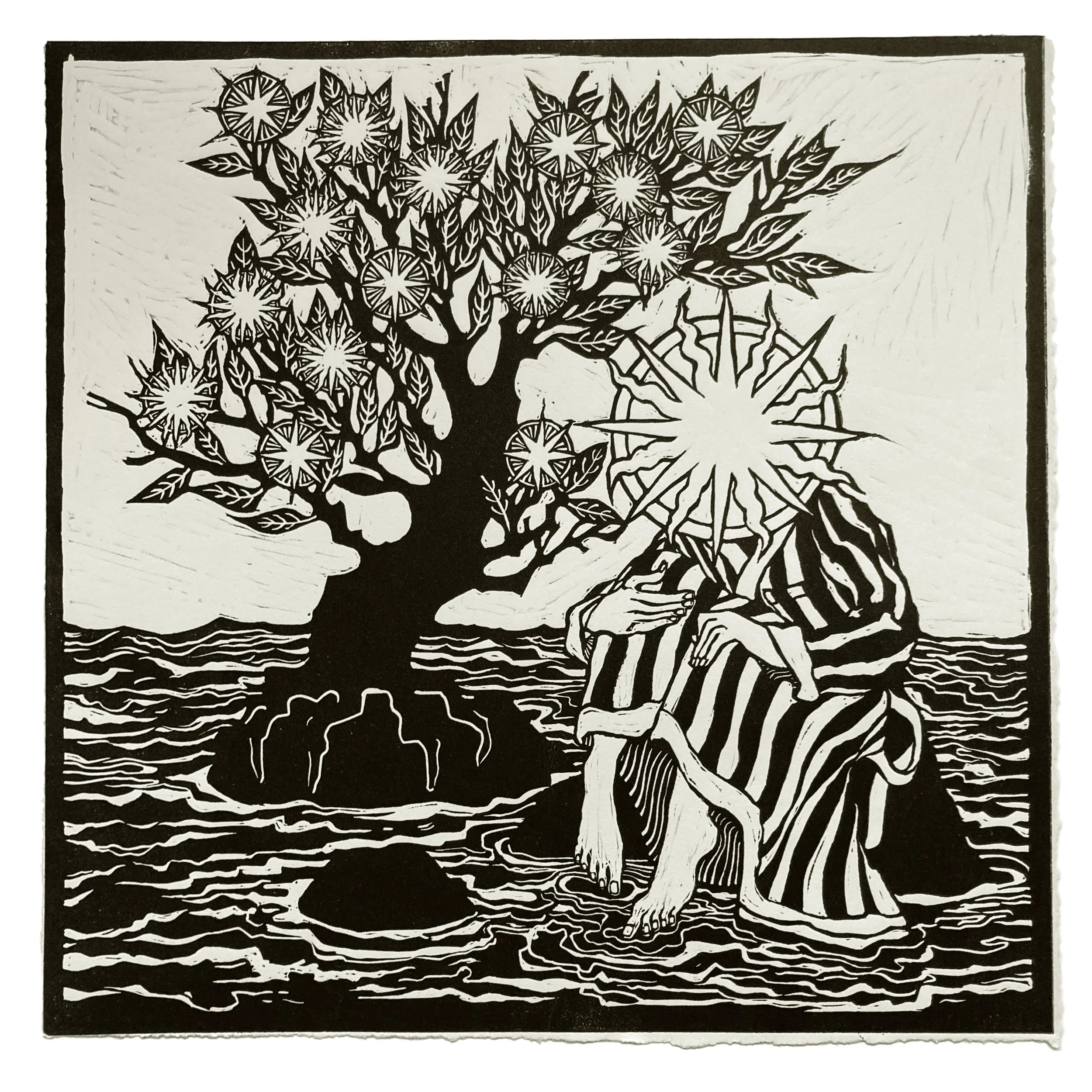 Sun, 2025

Relief print on Rives BFK