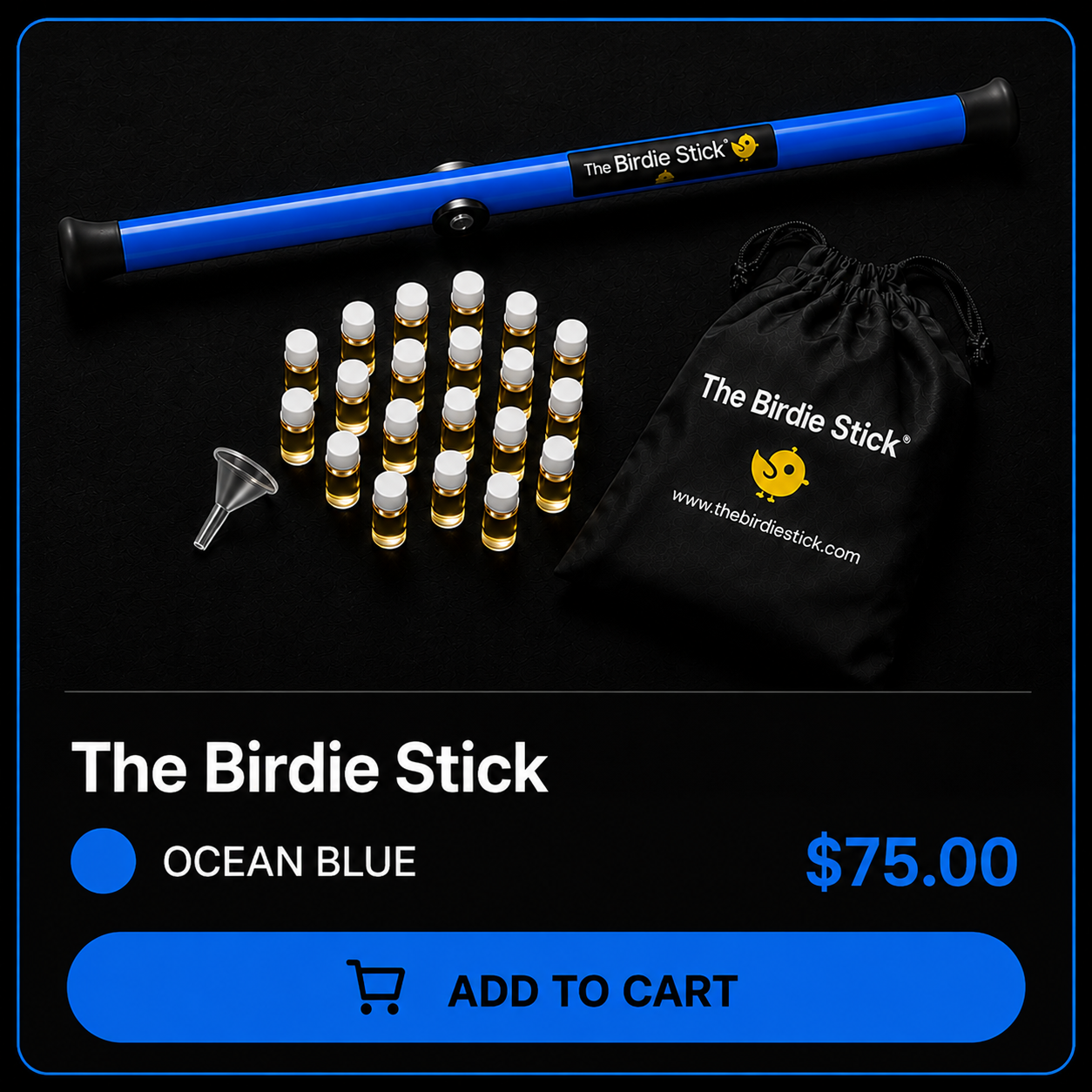 The Birdie Stick- Ocean Blue