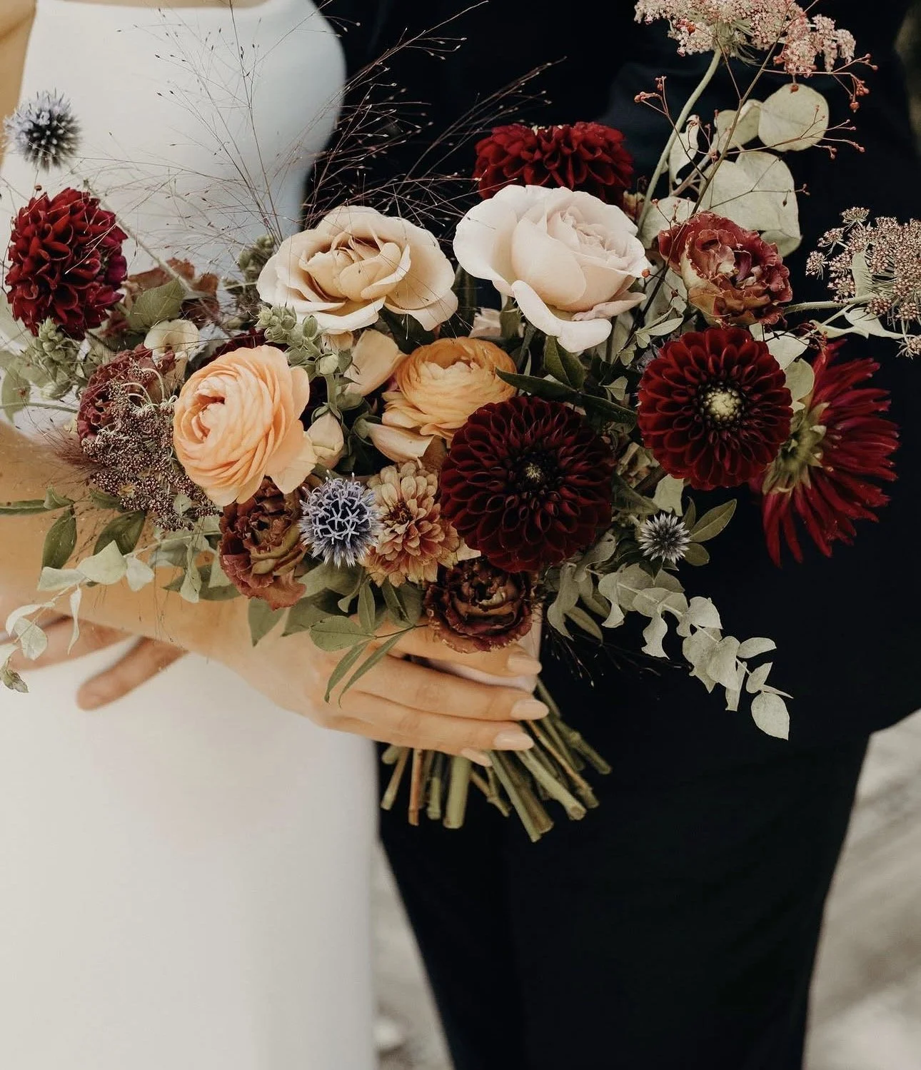 Elegant bouquet of florals from a private event in Prince Edward County