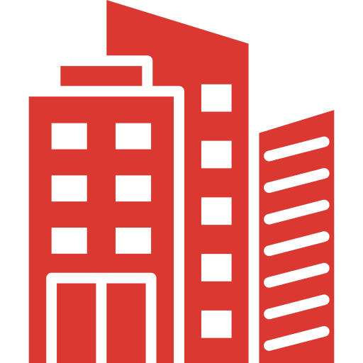 Icono de edificios de oficinas