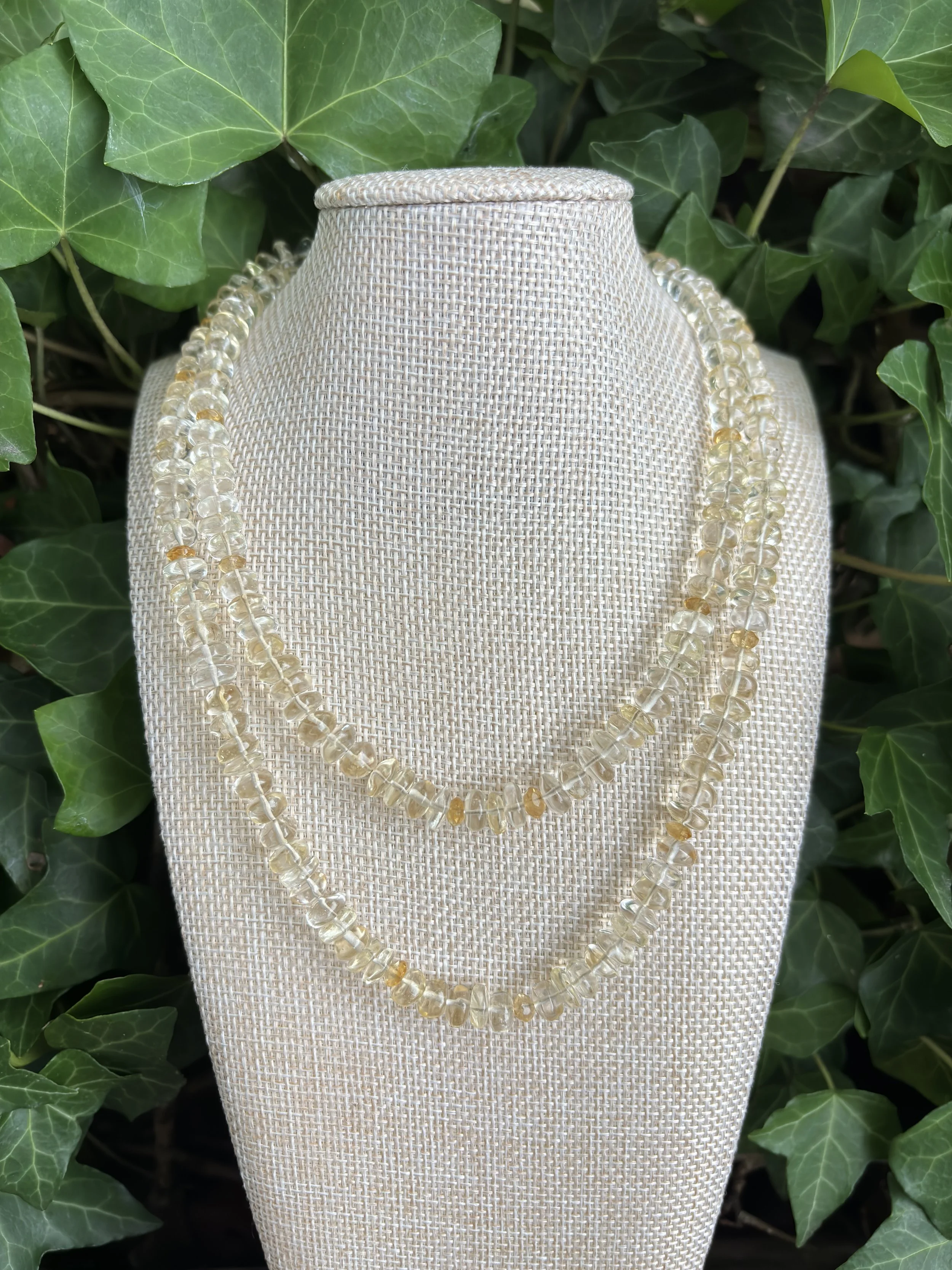 Citrine Wrap Necklace