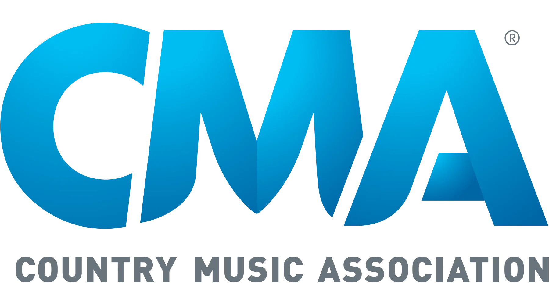 The logo of CMA, Country Music Association, featuring large blue stylized letters 'CMA' with the words 'Country Music Association' underneath.