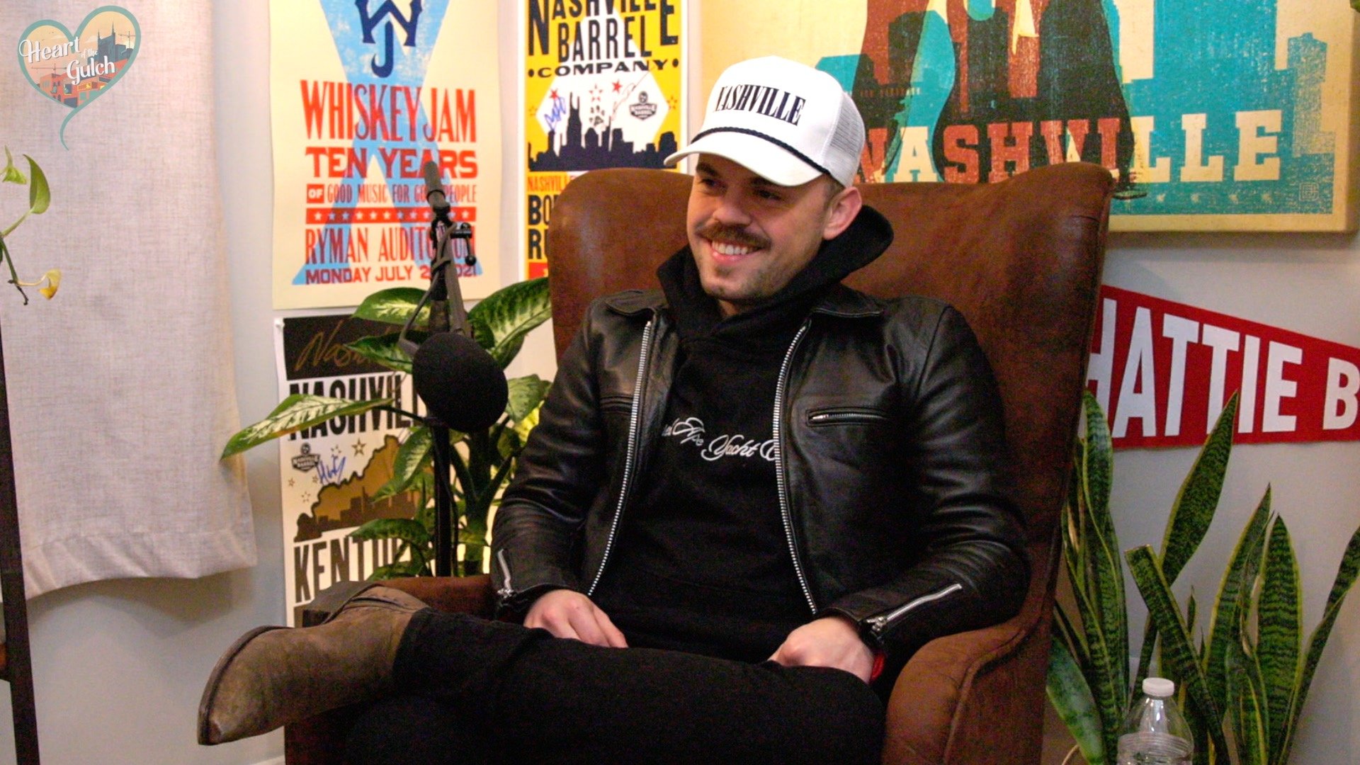 Sammy Arriaga inside the Heart of the Gulch studio in Nashville for an exclusive country music interview.