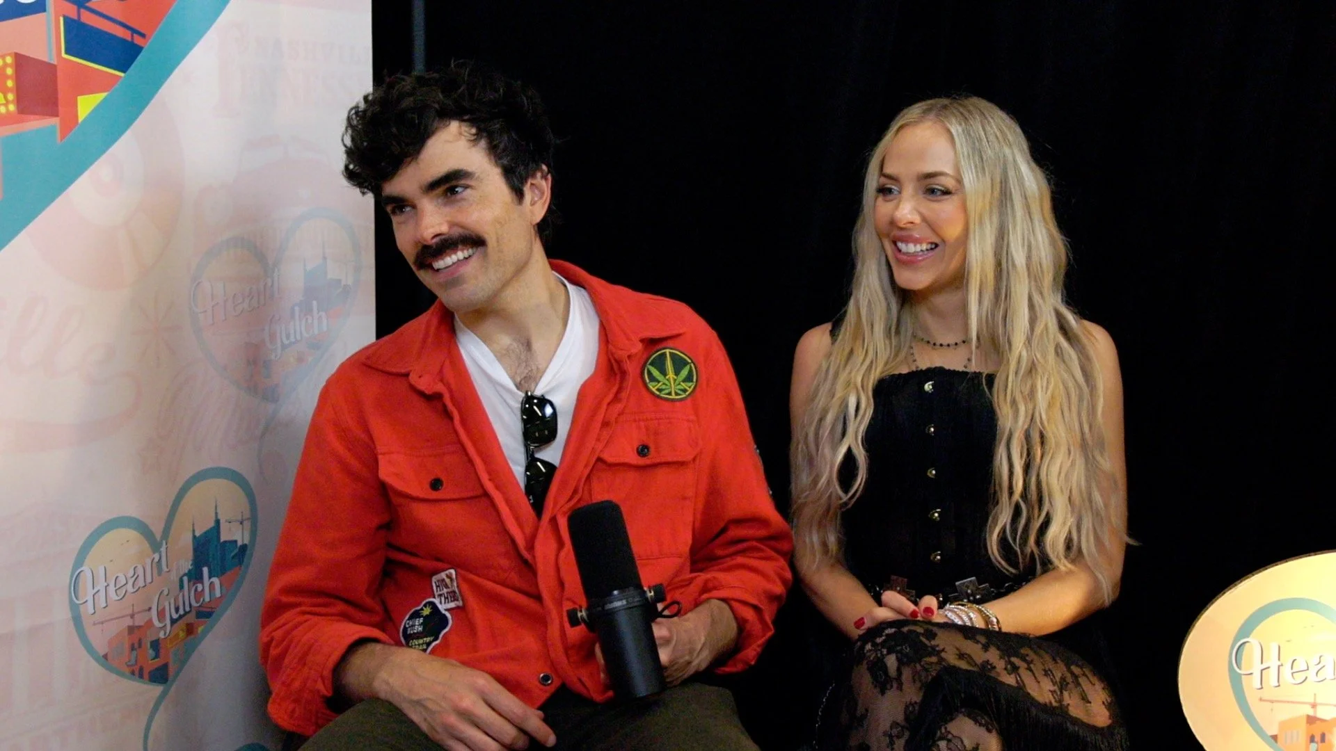 Thelma & James during their Heart of the Gulch interview at CMA Fest 2025 in Nashville.