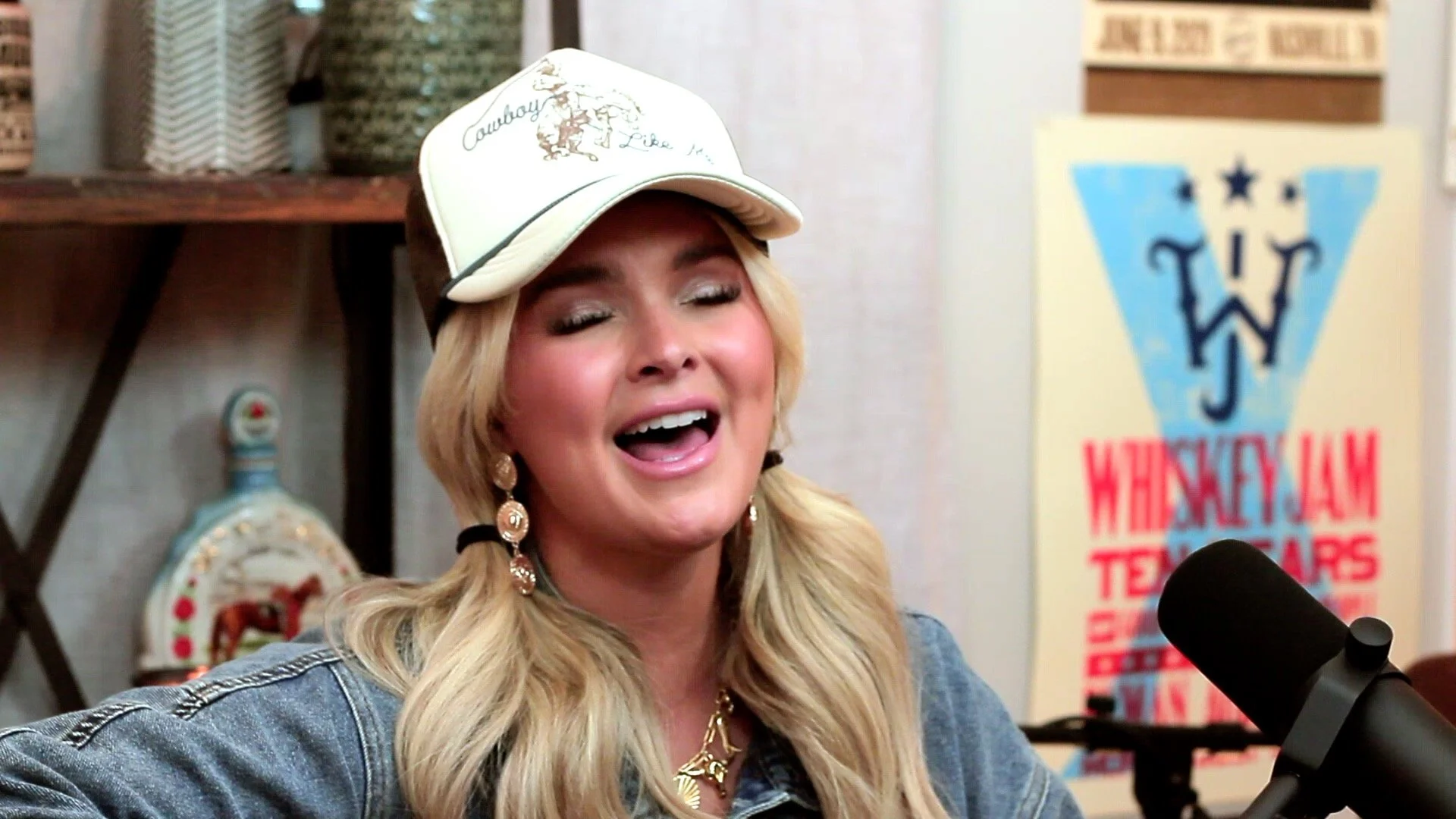 Charly Reynolds performs “Visiting Hours” at the Heart of the Gulch studio in Nashville.