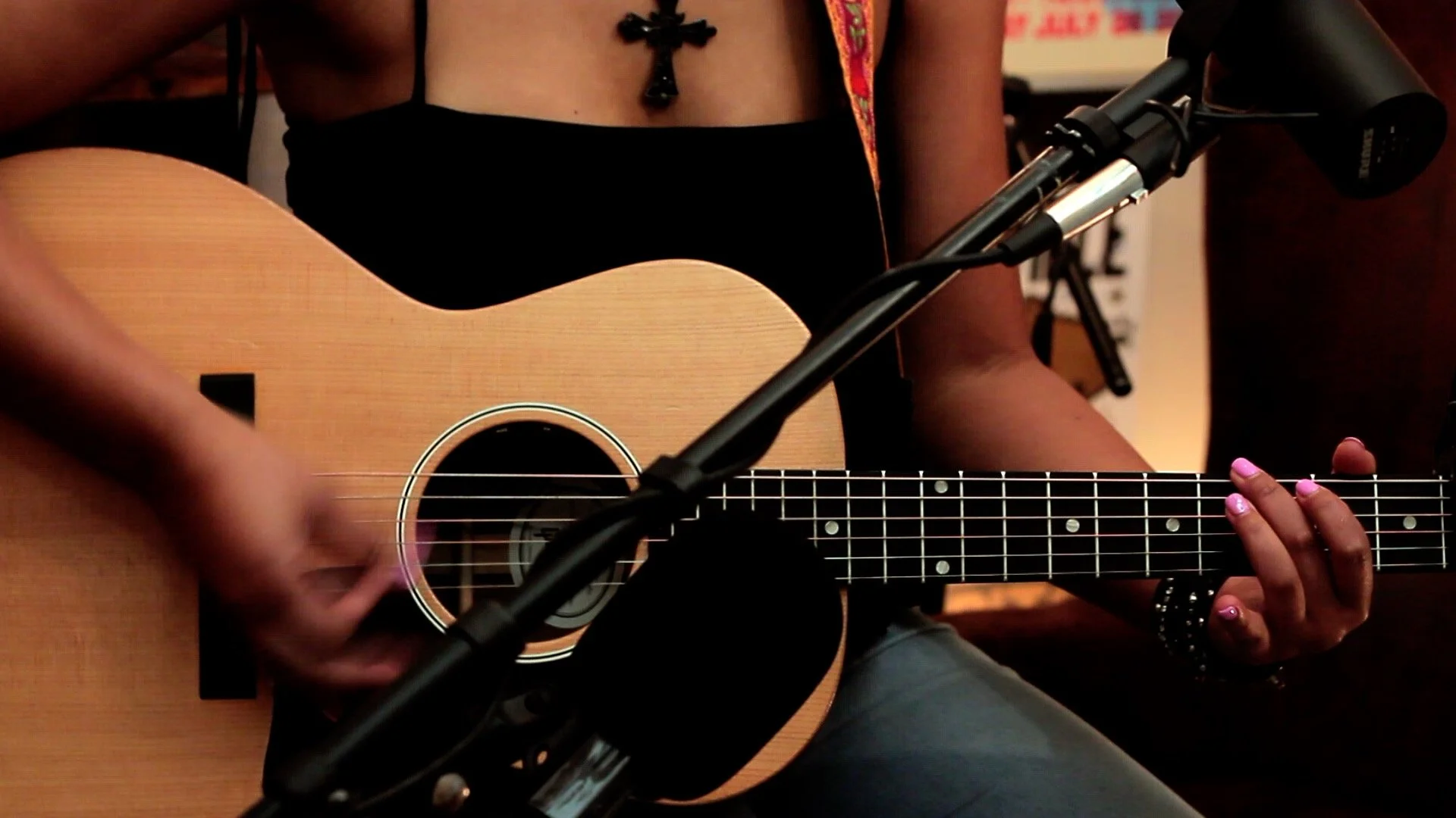 Tristan McIntosh sings “Burn the Bed” during a live Heart of the Gulch studio performance in Nashville.