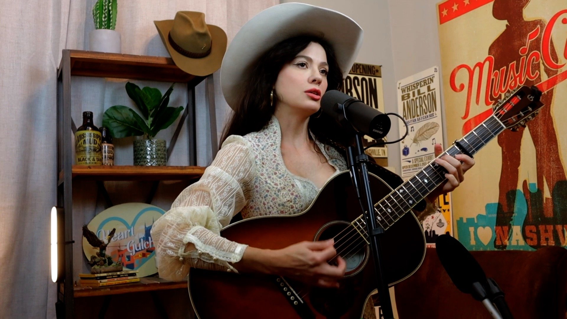 Alicia Blue performing Run Me Ragged live at Heart of the Gulch in Nashville.