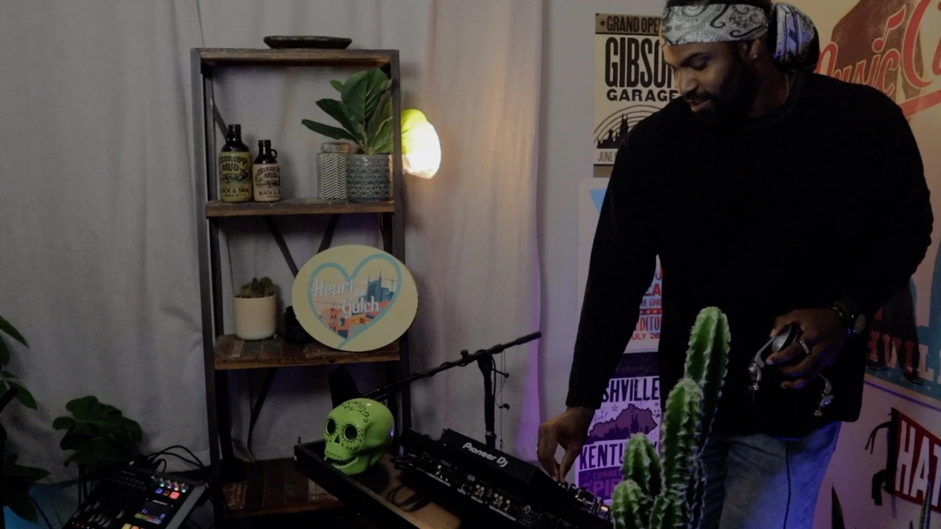 DJ Cisco performs during the Heart of the Gulch 100th episode celebration in Nashville.
