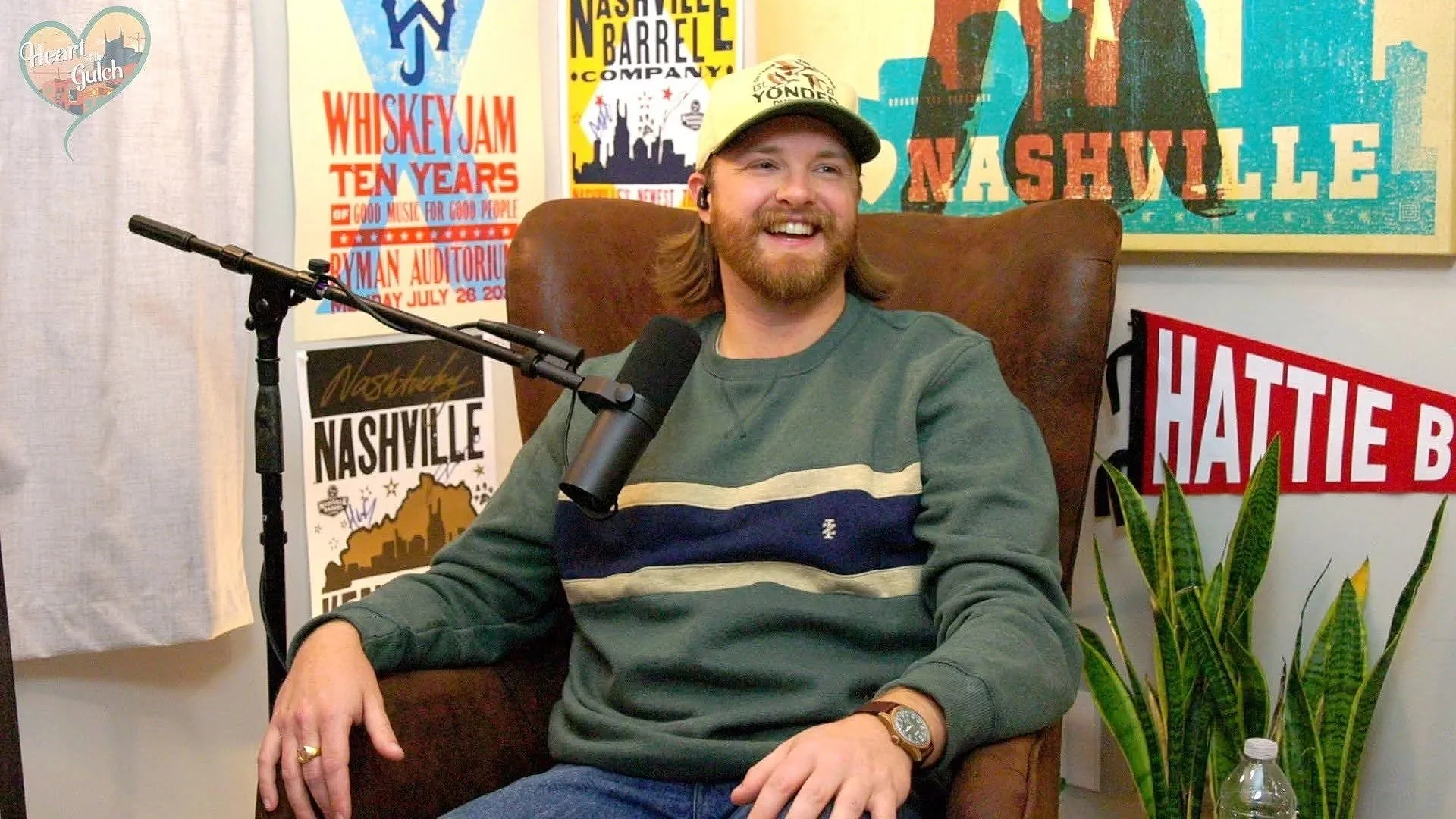 Country singer-songwriter Colby Acuff during an appearance inside the Heart of the Gulch studio in Nashville, Tennessee.