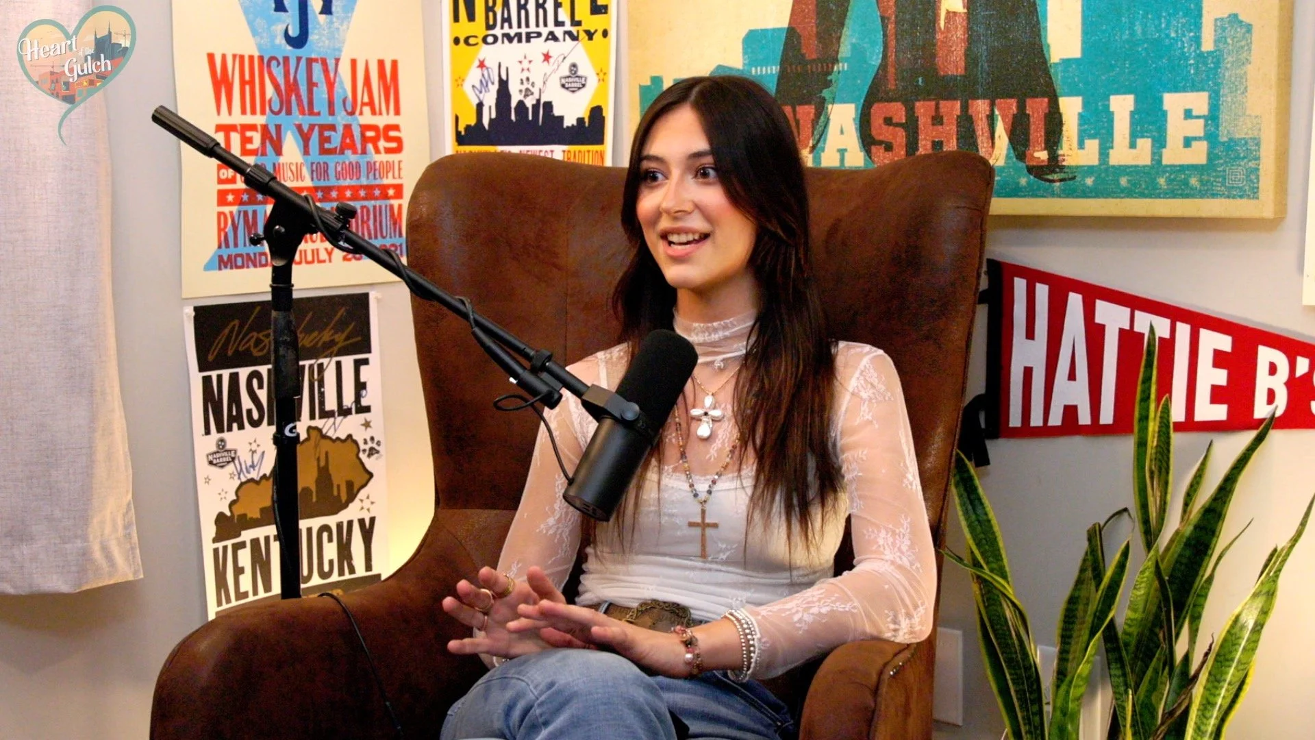 The Voice Season 29 singer Julia Golden during a country music interview in Nashville.